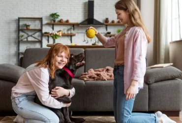 indoor dog exercise