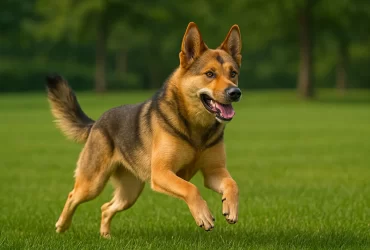 german shepherd and shiba inu mix