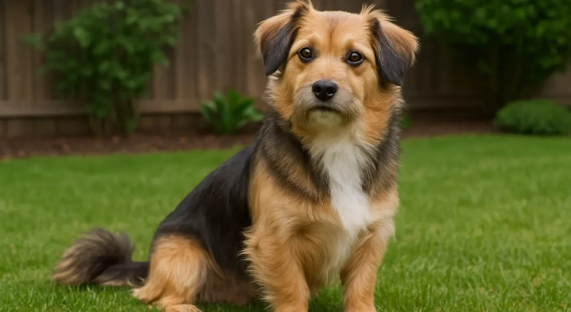German Shepherd and Shih Tzu Mix