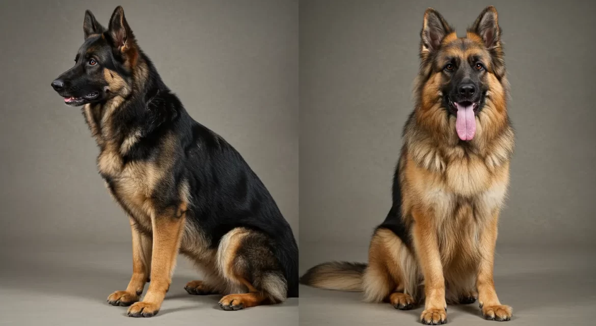 german shepherd coat types