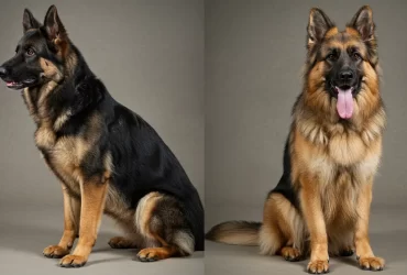 german shepherd coat types
