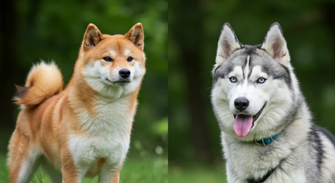 shiba inu vs husky
