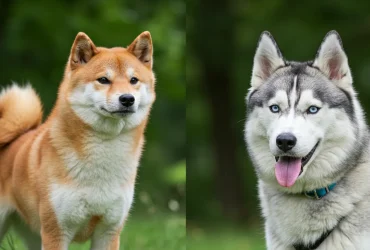shiba inu vs husky
