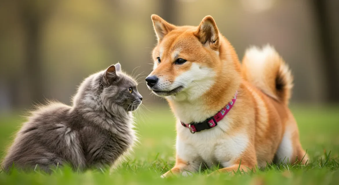 are shiba inu good with cats